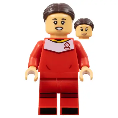 Samantha Kerr - Red Soccer Uniform, Hair with Bun
