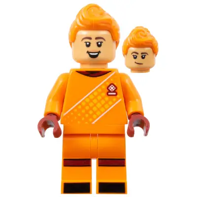 Soccer Spectator - Orange Goalie Uniform, Orange Hair