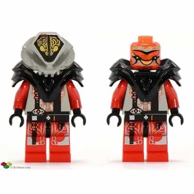 UFO Zotaxian Alien - Red Pilot with Armor and Printed Helmet (Chamon)
