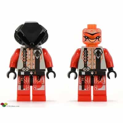 UFO Zotaxian Alien - Red Pilot with Plain Black Helmet (Chamon)