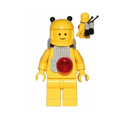 Classic Space - Yellow with Light Gray Jet Pack and Black Cones