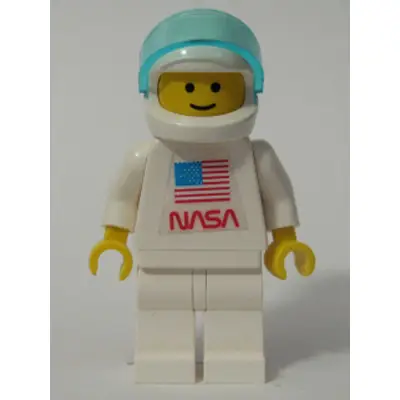 Shuttle Astronaut with NASA Sticker on Torso