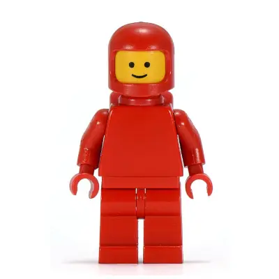 Classic Space - Red with Air Tanks, Torso Plain