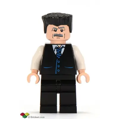J. Jonah Jameson - Vest with Striped Tie, Flat Top Hair