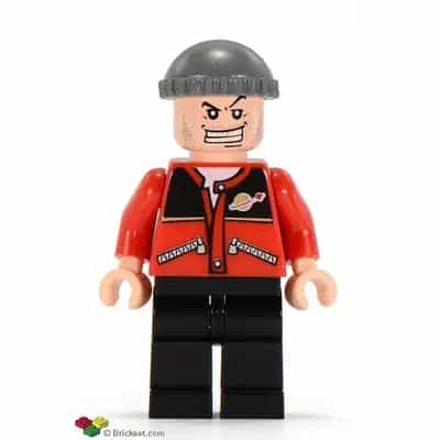 Jewel Thief 1, Red Torso w/ Space Logo, Black Legs