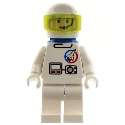 Launch Command - Astronaut, Helmet, Trans-Neon Green Visor, Blue Air Tanks