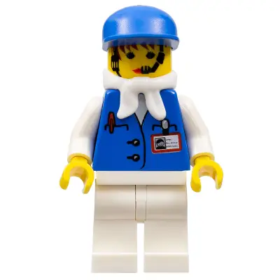 Assistant Female with White Bandana, Blue Cap