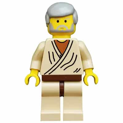 Obi-Wan Kenobi - Old, Yellow Head, Light Gray Hair