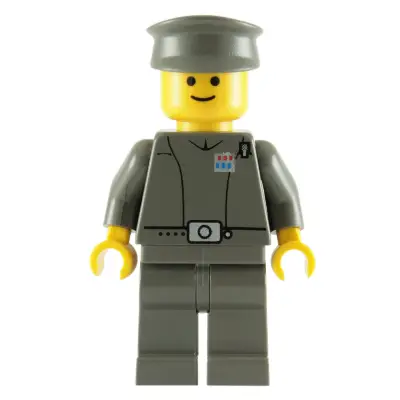 Imperial Officer (Captain / Commandant / Commander) - Police Cap, Yellow Head with Standard Grin