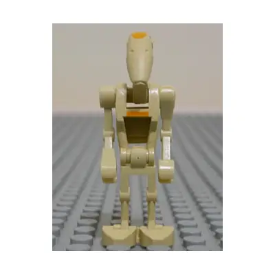 Battle Droid Commander - Tan with Line, Angled Arms