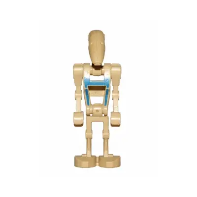 Battle Droid Pilot - Tan Torso with Blue Insignia, Angled Arms