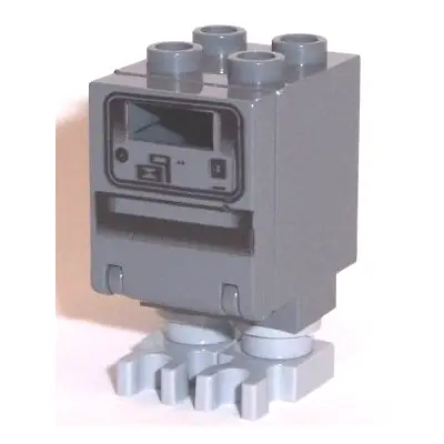 Gonk Droid (GNK Power Droid), Dark Bluish Gray Body and Light Bluish Gray Legs