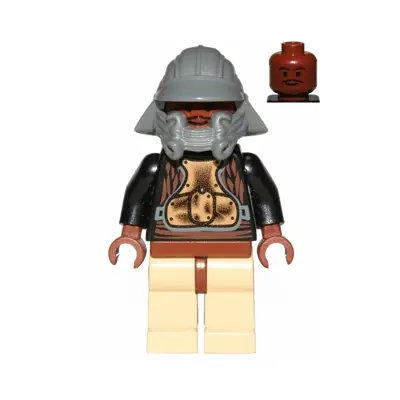 Lando Calrissian - Skiff Guard, Reddish Brown Hips