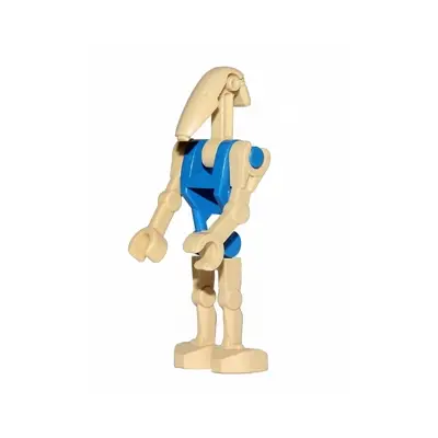 Battle Droid Pilot - Blue Torso, Angled Arm and Straight Arm