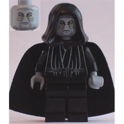 Emperor Palpatine - Light Bluish Gray Head, Light Bluish Gray Hands