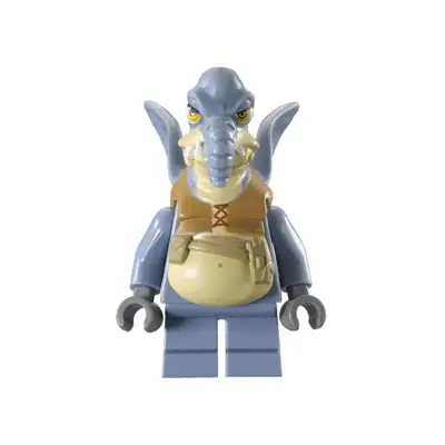 Watto - Printed Head, Dark Bluish Gray Hands