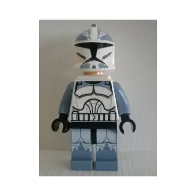 Clone Trooper, 104th Battalion 'Wolfpack' (Phase 1) - Sand Blue Markings, White Jet Pack, Large Eyes