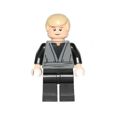 Luke Skywalker (Dark Bluish Gray Jedi Robe)