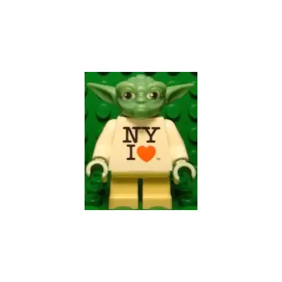 Yoda - NY I Heart Torso, Light Bluish Gray Hair {Toy Fair 2013 Exclusive}
