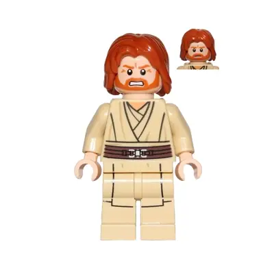 Obi-Wan Kenobi (Mid-Length Tousled with Center Part Hair)