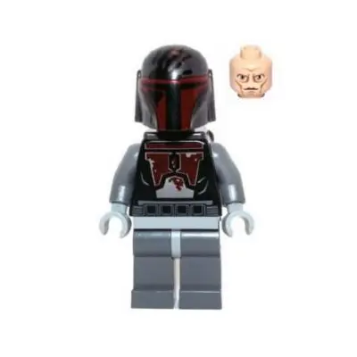 Mandalorian Super Commando (Head with High Brow Pattern)