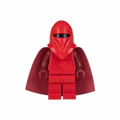 Imperial Royal Guard - Dark Red Arms and Hands, Starched Fabric Cape