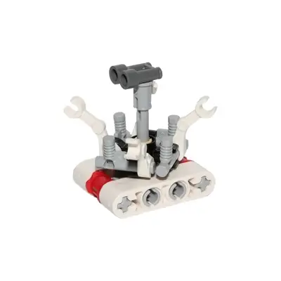 Treadwell Droid - White and Red Body, Dark Bluish Gray Binoculars