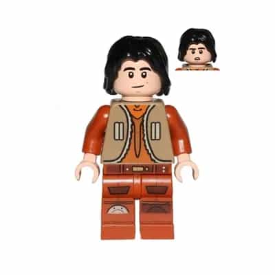 Ezra Bridger - Dark Tan Vest, Hair