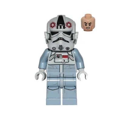 AT-AT Driver - Dark Red Imperial Logo, Grimacing