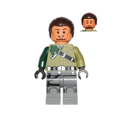 Kanan Jarrus - Dark Brown Hair and Eyebrows