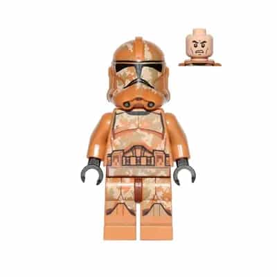 Clone Trooper (Phase 2) - Geonosis Camouflage, Scowl