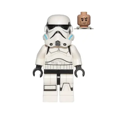 Imperial Stormtrooper - Printed Legs, Dark Azure Helmet Vents, Frown