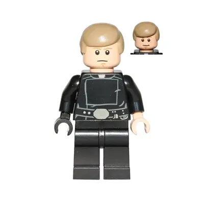 Luke Skywalker - Jedi Master, Dark Tan Smooth Hair