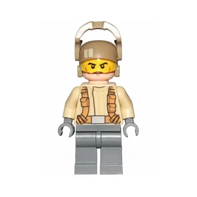 Resistance Trooper - Tan Jacket, Frown, Cheek Lines