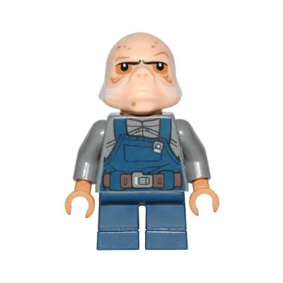 Ugnaught - Dark Blue Overalls and Short Legs