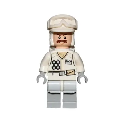 Hoth Rebel Trooper White Uniform (Moustache)