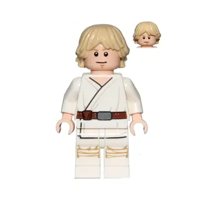Luke Skywalker (Tatooine, White Legs, Stern / Smile Face Print)