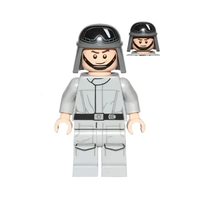 Imperial AT-ST Driver (Helmet with Printed Goggles, Light Bluish Gray Jumpsuit, Printed Legs)