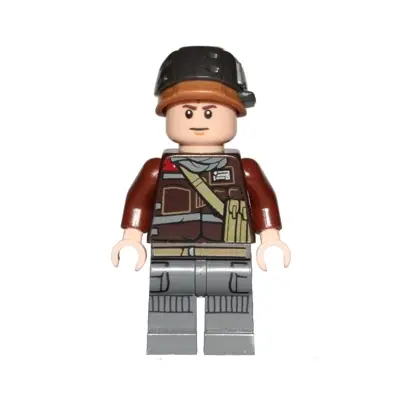 Rebel Trooper - Light Nougat Head, Helmet with Pearl Dark Gray Band (Private Calfor)