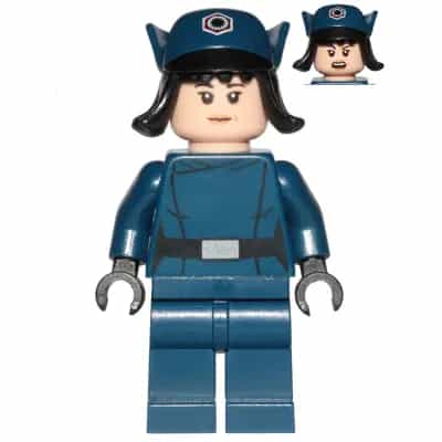 Rose Tico - Dark Blue First Order Officer Disguise, Hat with Hair