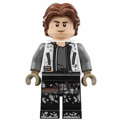 Han Solo, White Jacket, Black Legs with Dirt Stains