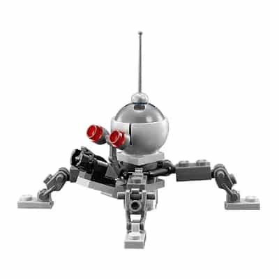 Dwarf Spider Droid - Dark Bluish Gray Dome, Mini Blaster / Shooter
