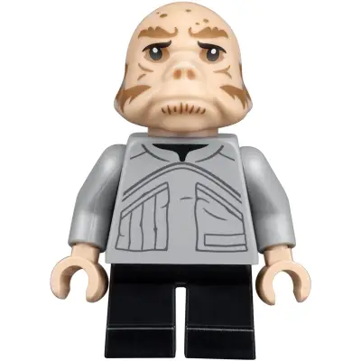 Ugnaught - Light Bluish Gray Shirt, Black Short Legs