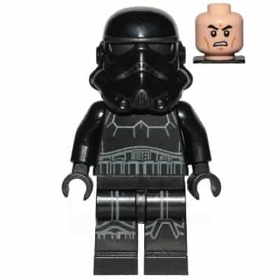 Imperial Shadow Trooper - Male, Dual Molded Helmet, Light Nougat Head, Scowl