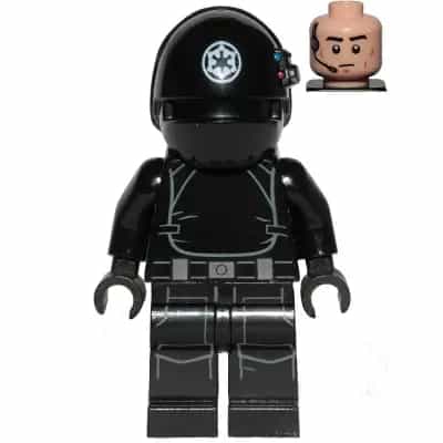 Imperial Gunner - Helmet with White Imperial Logo, Light Nougat Head