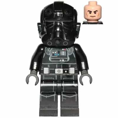 Imperial TIE Fighter Pilot - Light Nougat Head, Frown