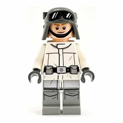 Imperial AT-ST Driver, Hoth - Helmet with Molded Goggles, White Jacket