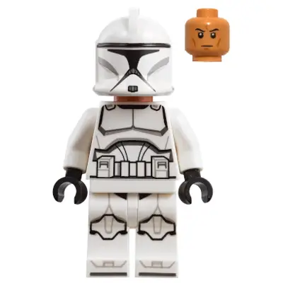 Clone Trooper (Phase 1) - Nougat Head, Printed Legs and Boots