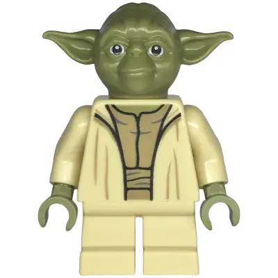 Yoda - Olive Green, Open Robe with Small Creases