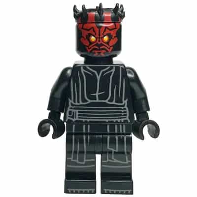 Darth Maul - Horns, Printed Legs, Closed Mouth